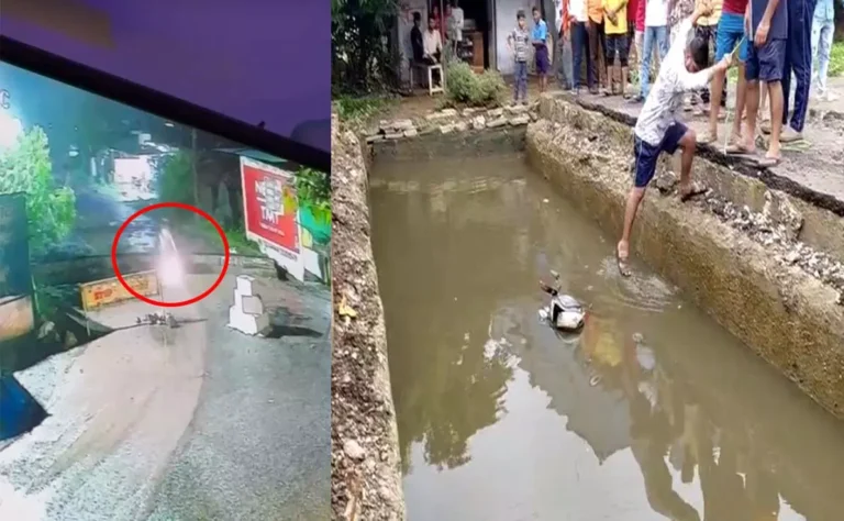 अधूरे पुल पर हादसा, युवक की मौत अधूरे पुल पर हादसा, युवक की मौत