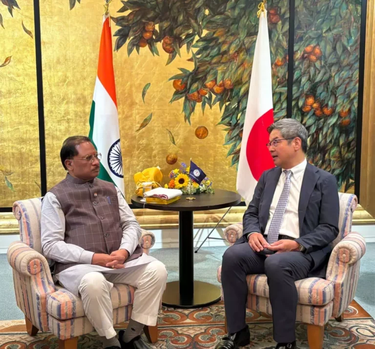 CM साय ने ओसाका की एसएएस सानवा कंपनी लिमिटेड को छत्तीसगढ़ में निवेश के लिए किया आमंत्रित CM साय ने ओसाका की एसएएस सानवा कंपनी लिमिटेड को छत्तीसगढ़ में निवेश के लिए किया आमंत्रित