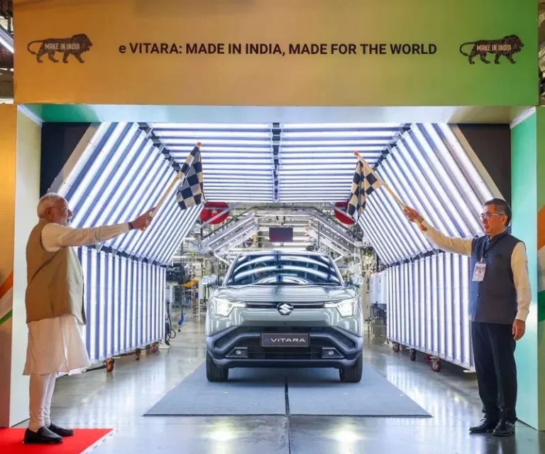 स्वदेशी को बढ़ावा, पीएम मोदी ने गुजरात में मारुति की पहली EV लॉन्च की स्वदेशी को बढ़ावा, पीएम मोदी ने गुजरात में मारुति की पहली EV लॉन्च की
