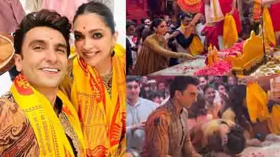 Ranveer का नया लुक पूजा में छाया, दीपिका पादुकोण की एलीगेंस रही बेजोड़ Ranveer का नया लुक पूजा में छाया, दीपिका पादुकोण की एलीगेंस रही बेजोड़