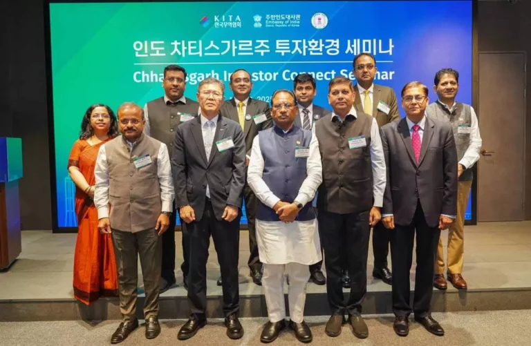 कोरियाई कंपनियाँ छत्तीसगढ़ में निवेश की संभावनाओं को लेकर उत्साहित कोरियाई कंपनियाँ छत्तीसगढ़ में निवेश की संभावनाओं को लेकर उत्साहित