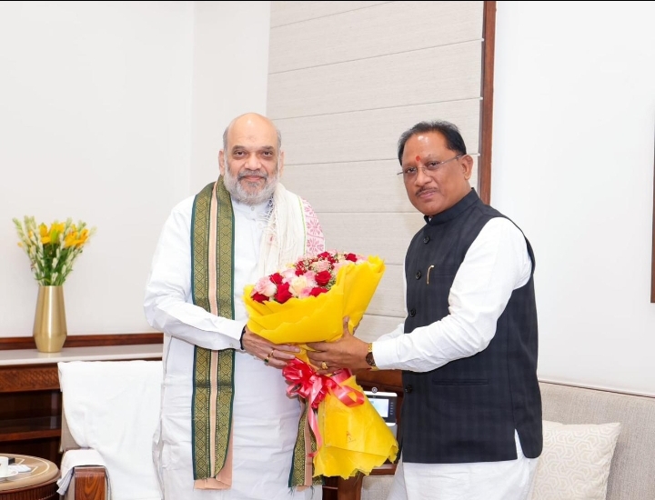 केंद्रीय गृह मंत्री श्री अमित शाह से मिले मुख्यमंत्री श्री विष्णुदेव केंद्रीय गृह मंत्री श्री अमित शाह से मिले मुख्यमंत्री श्री विष्णुदेव