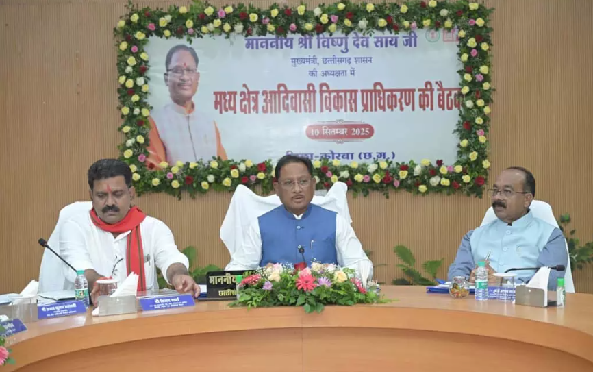 आदिवासी क्षेत्रों के विकास के लिए संसाधनों की कोई कमी नहीं होगी: CM साय आदिवासी क्षेत्रों के विकास के लिए संसाधनों की कोई कमी नहीं होगी: CM साय