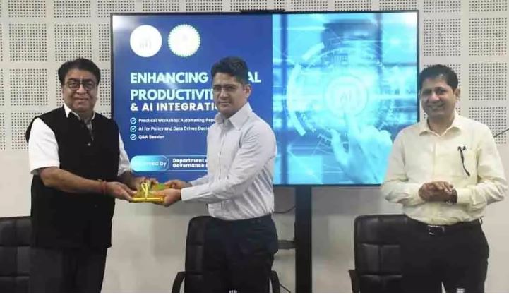 ट्रिपल-आईटी नवा रायपुर में डिजिटल उत्पादकता संवर्धन एवं एआई एकीकरण विषय पर प्रशिक्षण का शुभारंभ ट्रिपल-आईटी नवा रायपुर में डिजिटल उत्पादकता संवर्धन एवं एआई एकीकरण विषय पर प्रशिक्षण का शुभारंभ