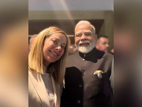 इटली के PM जियोर्जिया मेलोनी ने जन्मदिन संदेश में पीएम मोदी के नेतृत्व की सराहना की इटली के PM जियोर्जिया मेलोनी ने जन्मदिन संदेश में पीएम मोदी के नेतृत्व की सराहना की