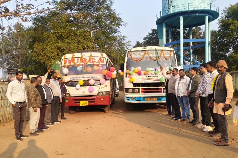 मुख्यमंत्री ग्रामीण बस सेवा से ग्रामीणों में खुशी की लहर मुख्यमंत्री ग्रामीण बस सेवा से ग्रामीणों में खुशी की लहर