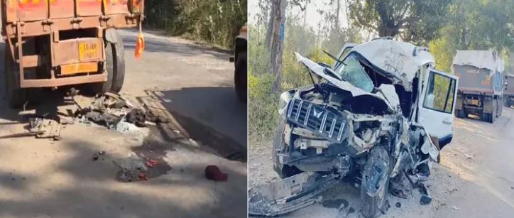 कोण्डागांव में 5 लोगों की मौत, खड़ी ट्रक से टकराई स्कॉर्पियो कोण्डागांव में 5 लोगों की मौत, खड़ी ट्रक से टकराई स्कॉर्पियो