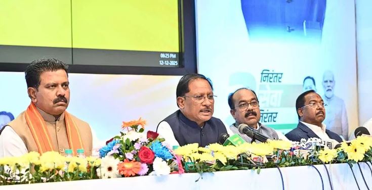 CM विष्णुदेव साय ने पेश किया 2 साल का रिपोर्ट कार्ड CM विष्णुदेव साय ने पेश किया 2 साल का रिपोर्ट कार्ड