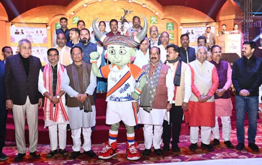 छत्तीसगढ़ राज्य युवा महोत्सव का भव्य शुभारंभ, सीएम साय ने मलखंब खिलाड़ियों को प्रोत्साहन राशि सहित की कई महत्वपूर्ण घोषणाएं छत्तीसगढ़ राज्य युवा महोत्सव का भव्य शुभारंभ, सीएम साय ने मलखंब खिलाड़ियों को प्रोत्साहन राशि सहित की कई महत्वपूर्ण घोषणाएं