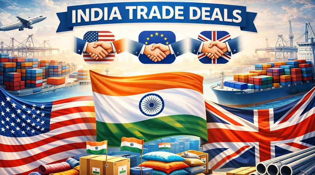 भारत के ट्रेड एग्रीमेंट एक्सपोर्ट लैंडस्केप और इकोनॉमिक ग्रोथ को नया आकार देंगे