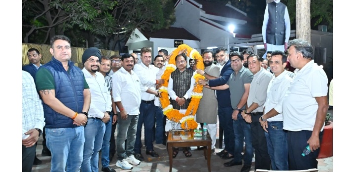 मुख्यमंत्री से छत्तीसगढ़ रियल एस्टेट वेलफेयर एसोसिएशन के प्रतिनिधिमंडल ने की मुलाकात