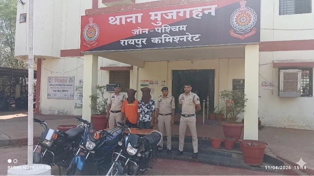 Raipur Crime : सेजबहार लूटकांड का खुलासा: 2 आरोपी और 3 नाबालिग गिरफ्तार, हथियार और लूट का सामान बरामद