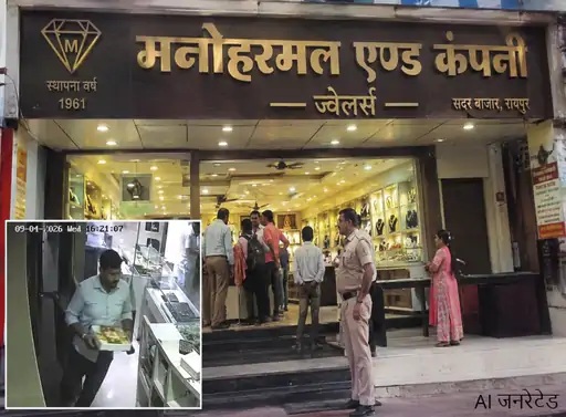 रायपुर में 16 साल पुराने कर्मचारी ने उड़ाया 2 करोड़ का सोना, लॉकर में रखने के बजाय खुद समेटा रायपुर में 16 साल पुराने कर्मचारी ने उड़ाया 2 करोड़ का सोना, लॉकर में रखने के बजाय खुद समेटा