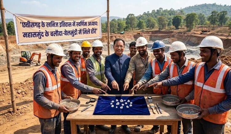 छत्तीसगढ़ के खनिज इतिहास में स्वर्णिम अध्याय: महासमुंद के बलौदा-बेलमुंडी में मिले हीरे छत्तीसगढ़ के खनिज इतिहास में स्वर्णिम अध्याय: महासमुंद के बलौदा-बेलमुंडी में मिले हीरे