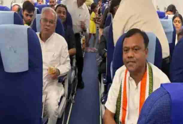 Indigo फ्लाइट खराब मौसम में नागपुर डायवर्ट, पूर्व CM भूपेश बघेल और DCM अरुण साव समेत कई नेता थे सवार