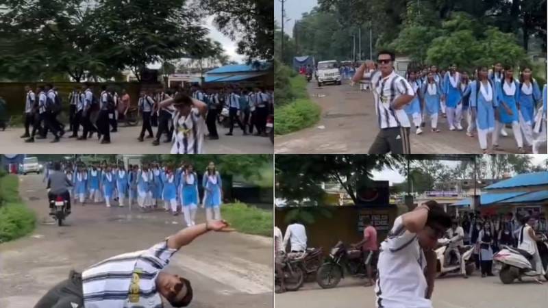 छात्राओं के सामने अश्लील गाना गाकर रील बनाना पड़ा भारी; रायगढ़ पुलिस ने युवक को किया तलब छात्राओं के सामने अश्लील गाना गाकर रील बनाना पड़ा भारी; रायगढ़ पुलिस ने युवक को किया तलब